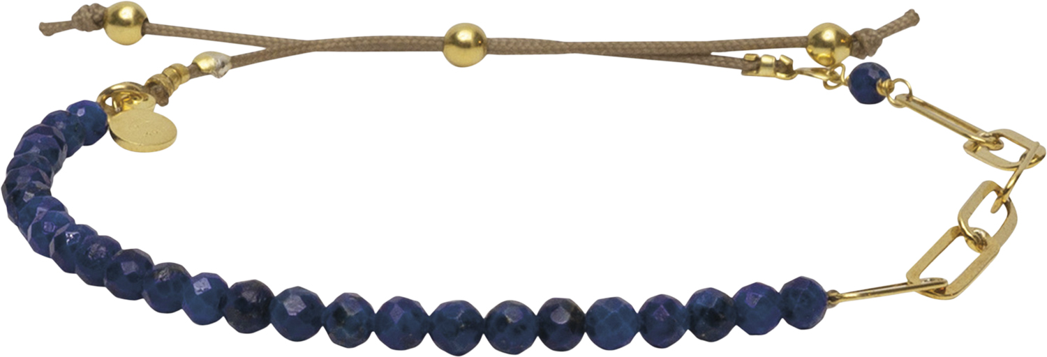 Amelia Bracelet Lapis Lazuli Gold